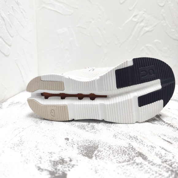 On Running White and Brown Sneakers - Picture 8 of 10